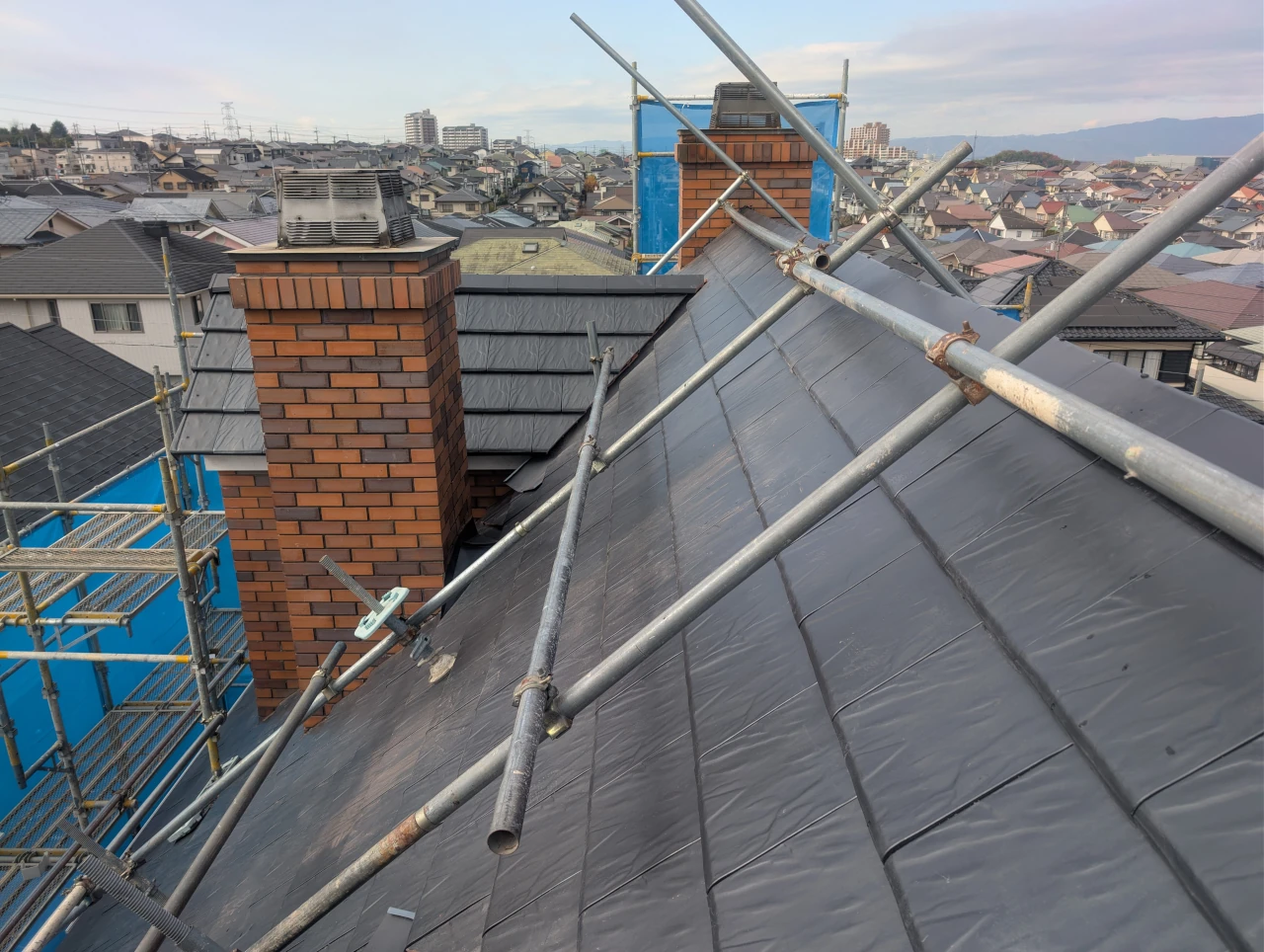 洋瓦葺き替え